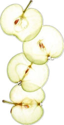Close-up of fresh apple slices highlighting natural longevity and antioxidant power, symbolizing Audrose® Apple Stem Cell technology for skin hydration, protection, and rejuvenation.